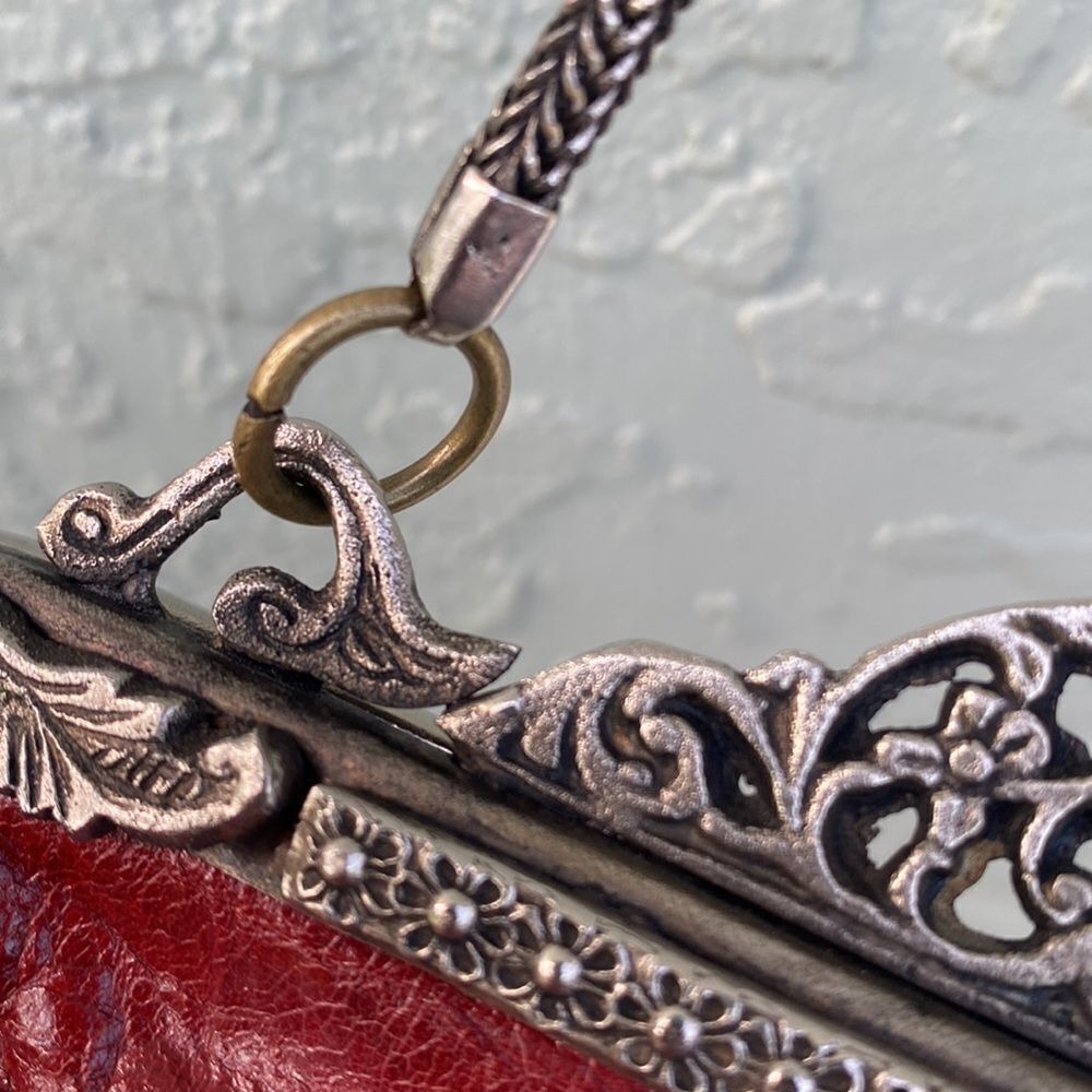 Unique Leather Beaded Purse - Picture 10 of 16
